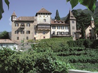 Das prächtige Castel Sant-Antonio-Klebenstein in Bozen.