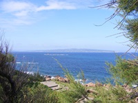 Traumhafter Blick auf's Meer an Sardiniens herrlicher Westküste.