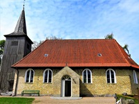 Die Schifferkirche in Arnis, der kleinsten Stadt in Deutschland