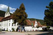 Blick zum Kloster Blaubeuren