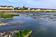 Blick über die Loire in Richtung Blois