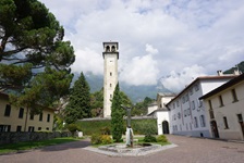 Der Eingangsbereich des Klosters San Lorenzo in Chiavenna.
