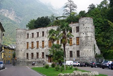 Das Castello dei Conti Balbiano in Chiavenna.