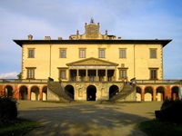 Die prunkvolle Villa der berühmten Medici-Familie in Florenz.