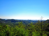 Wunderschöner Panoramablick auf Collalto di Susegana.