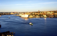 Göteborg mit einer Fähre von Stenaboot