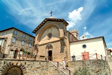 Die Kirche Propositura di San Niccolò in Radda-in-Chianti.