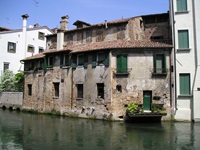 Ein charmantes altes Haus in Treviso.