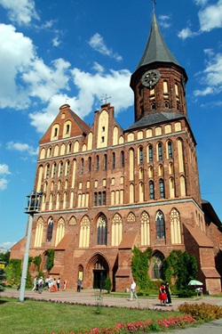 Eine der vielen stattlichen Kirchen Ostpreußens.