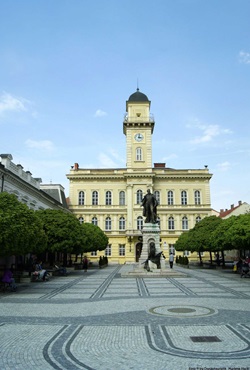 Das Rathaus von Komárno.