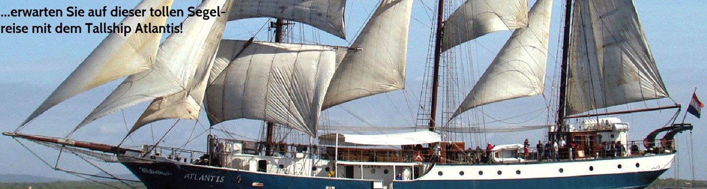 Das Tallship Atlanis mit voll gesetzten Segeln