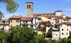 Blick auf Cividale mit Dom