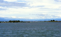 Blick über das Meer nach Grado