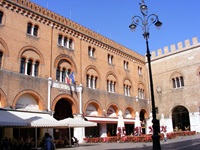 Blick auf den Piazza dei Signori in Treviso