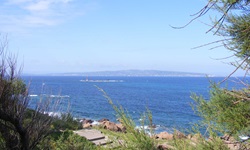 Traumhafter Blick auf's Meer an Sardiniens herrlicher Westküste.