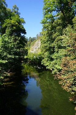 Der Neckar bei Rottweil.