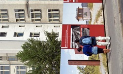 Blick auf die Dokumentation der Berliner Mauer