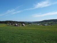 Schöner Blick auf die Deisenhöfe bei St. Georgen.