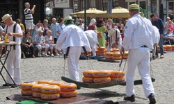 Impression vom Käsemarkt in Alkmaar.