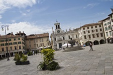 Die Piazza Matteotti in Udine.