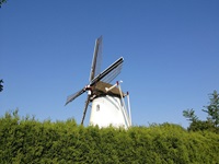 Die Windmühle Elden bei Arnheim.