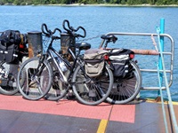 Fahrräder an Bord eines Schiffes