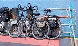 Fahrräder an Bord eines Schiffes