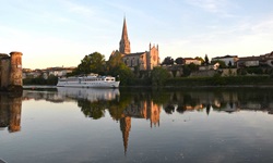 Die MS Bordeaux in voller Fahrt.