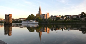 Die MS Bordeaux in voller Fahrt.