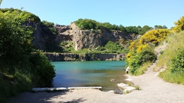 Blick zu einer Bucht auf der Insel Bornholm