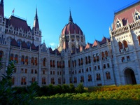 Das Parlament von Budapest.