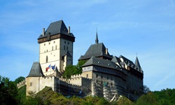 Blick auf die Burg Kalstein