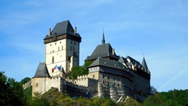 Blick auf die Burg Kalstein