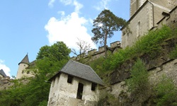 Steiler Aufgang zur Burg Hochosterwitz
