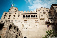 Das eindrucksvolle Castello del Buonconsiglio in Triest.