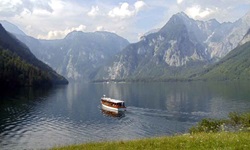 Das Ausflugsboot auf dem Königssee