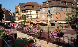Blick auf das Hotel Place de l´Ancienne Poste in Colmar