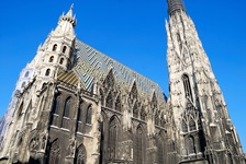 Der berühmte Stephansdom in Wien.