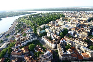 Luftbild von Belgrad