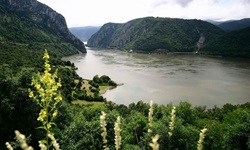Blick auf den Nationalpark Djerdab in Serbien