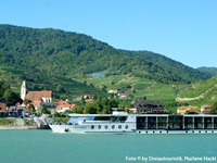 Die MS Primadonna bei Spitz in der Wachau.