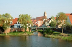 Blick auf Donauwörth und die Donau