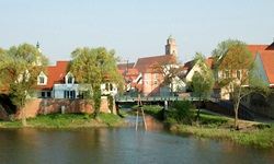 Blick auf Donauwörth und die Donau