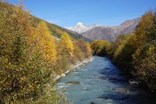 Die Rhone bei Ulrichen.