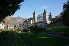 Das majestätische Stockalperschloss in Brig.