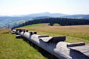 Eine Baumliege auf dem Stübenwasen mit wunderschönem Weitblick im Schwarzwald