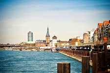 Die Skyline der Düsseldorfer Altstadt.