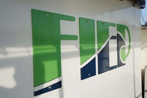 Detailbild des Schriftzuges "Fiep" auf der ehemaligen MS Fiep (aktuell La Mar)