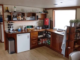 Blick in die Bar der MS La Mar (ehemals Fiep)