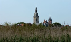 Ein flandrisches Dorf an der Schelde.